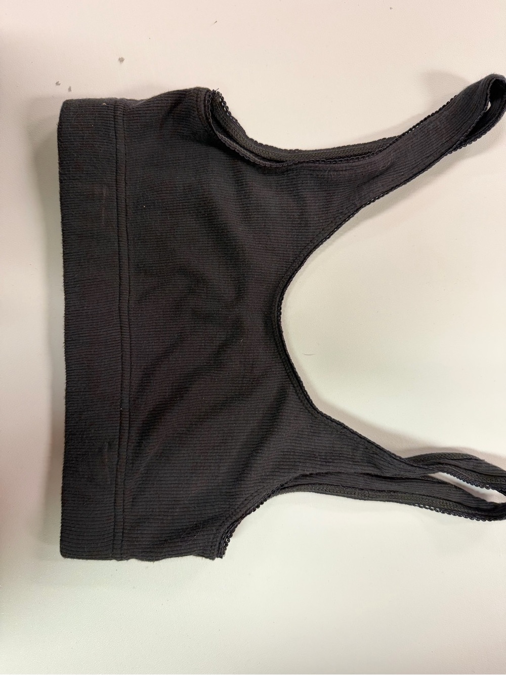 Grey Ribbed Comfort Bralette - Women Intimates & Sleepwear